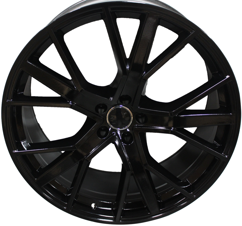 22 INCH WHEELS AUDI Q5 Q7 Q8 S6 S7 S8 A6 A7 A8 S LINE GLOSS BLACK RIMS