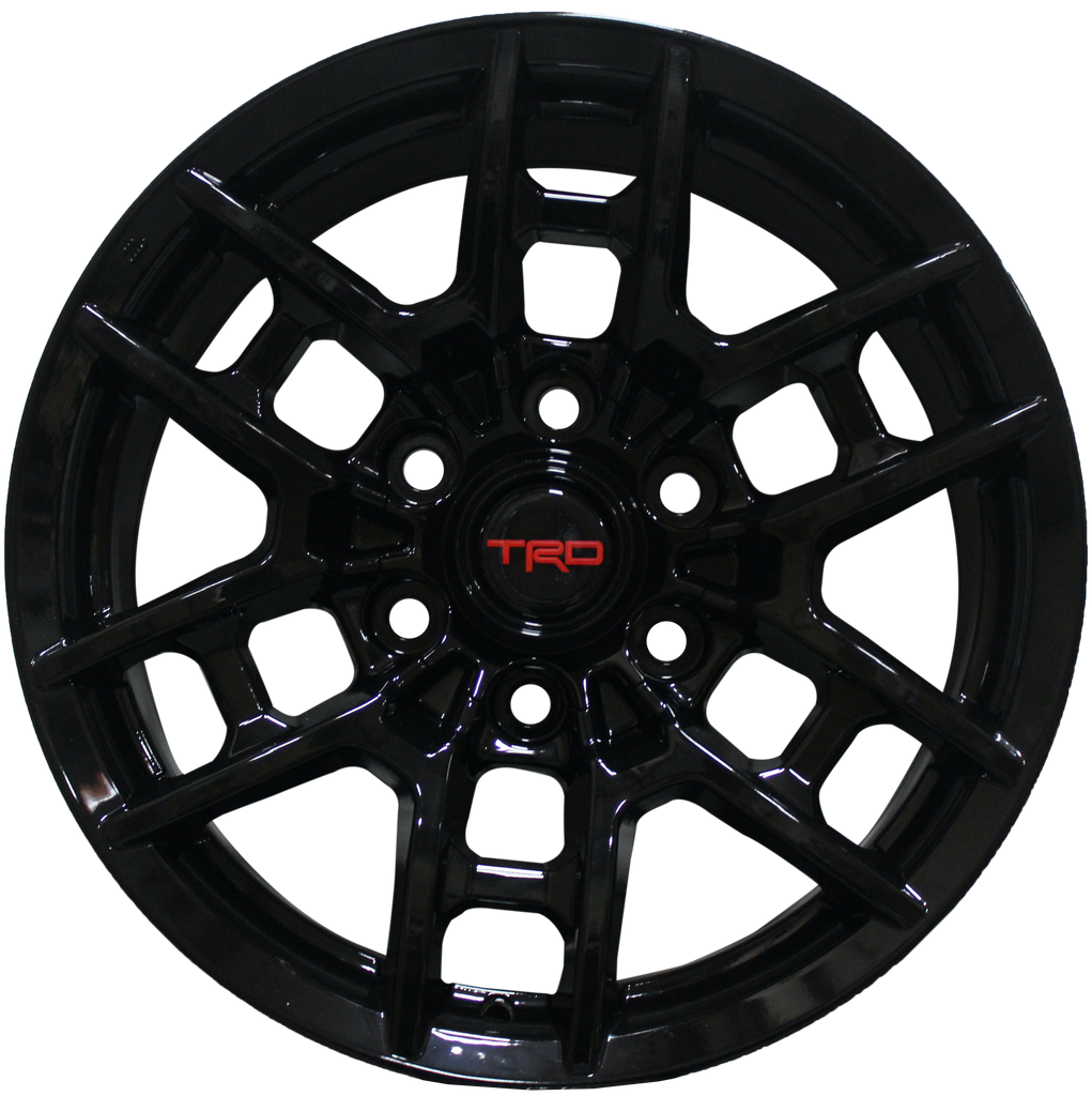 20 Inch Toyota TRD PRO Style Gloss Black Rims Fits 4Runner FJ Cruiser Tacoma Style Wheels