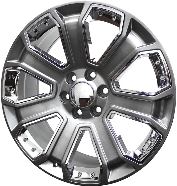 22 Inch Chevy/GMC Rims Tahoe Yukon Sierra Silverado Suburban Avalanche ...