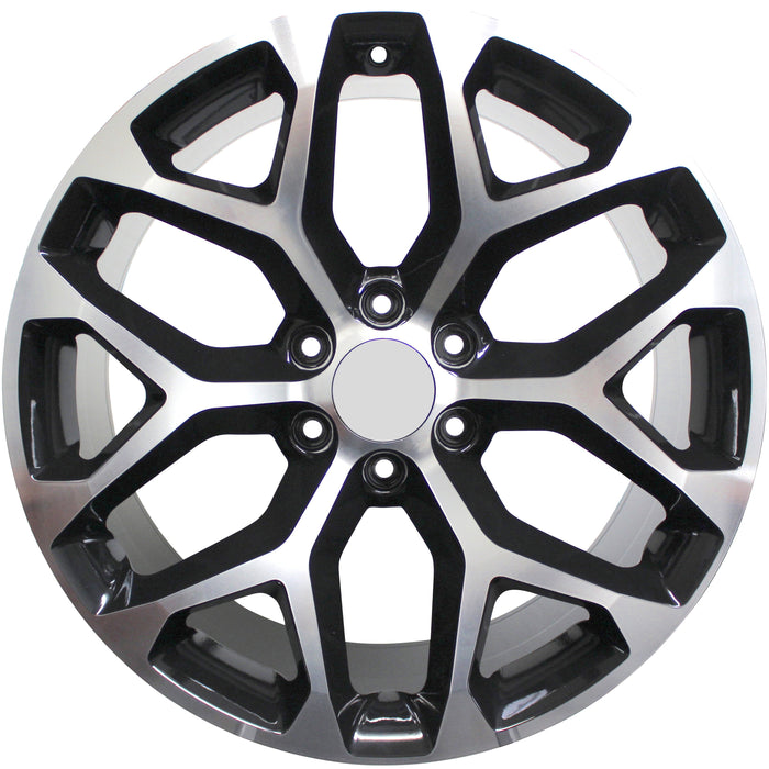 22 INCH GMC/CHEVY RIMS SIERRA DENALI YUKON TAHOE SUBURBAN AVALANCH LTZ SNOWFLAKE WHEELS