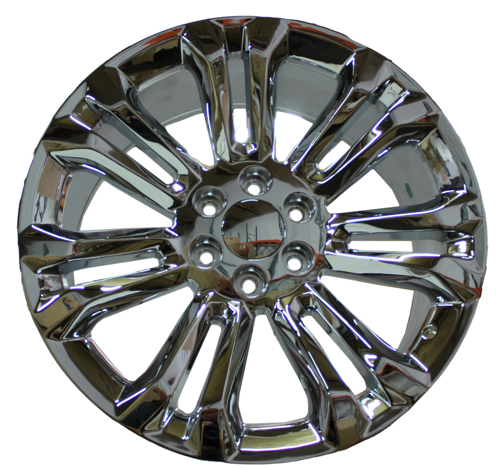 24 Inch GMC/Chevy Tahoe Sierra Denali Wheels Silverado Suburban Yukon Chrome Finish Rims