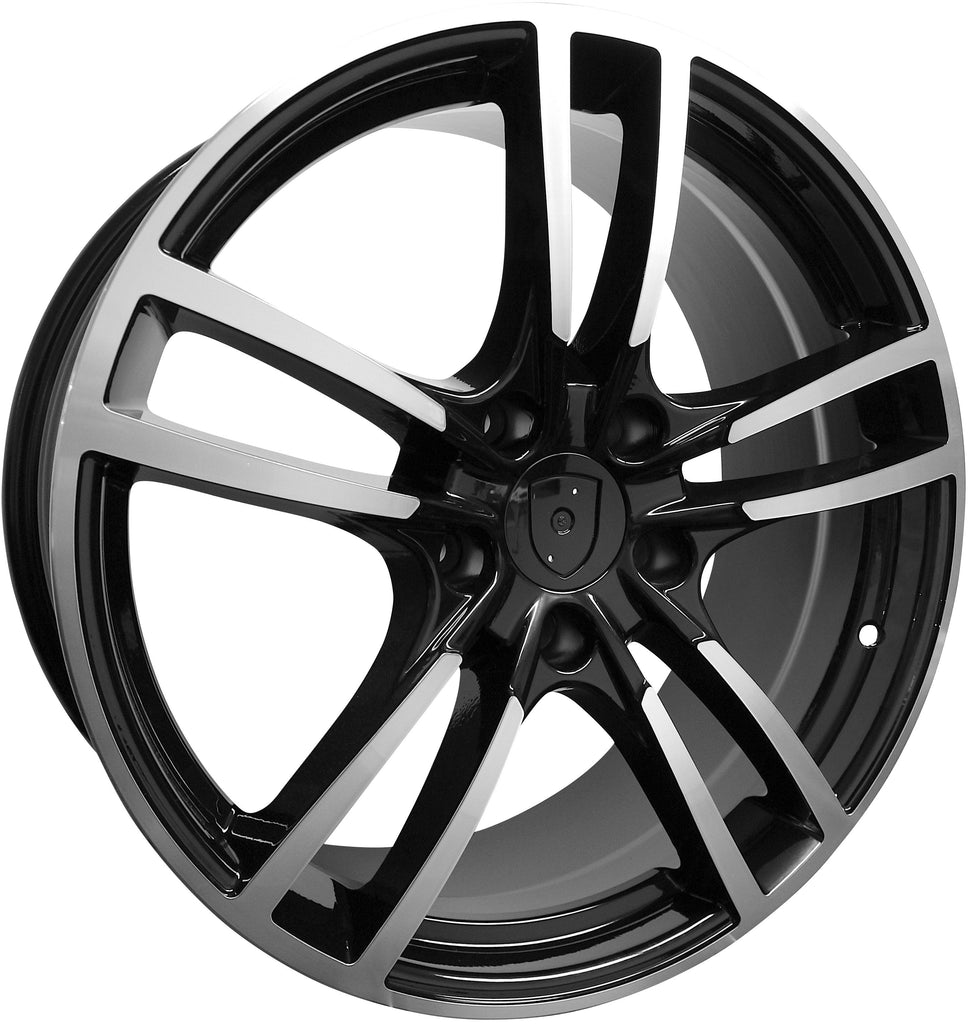 22 INCH RIMS FIT PORSCHE PANAMARA CAYENNE TURBO S GTS BASE STAGGERED TURBO 2 WHEELS