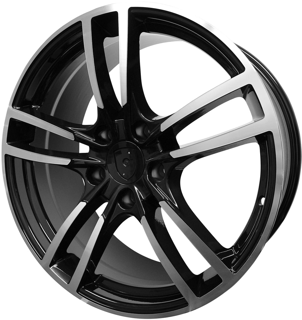 22 INCH RIMS FIT PORSCHE PANAMARA CAYENNE TURBO S GTS BASE STAGGERED TURBO 2 WHEELS
