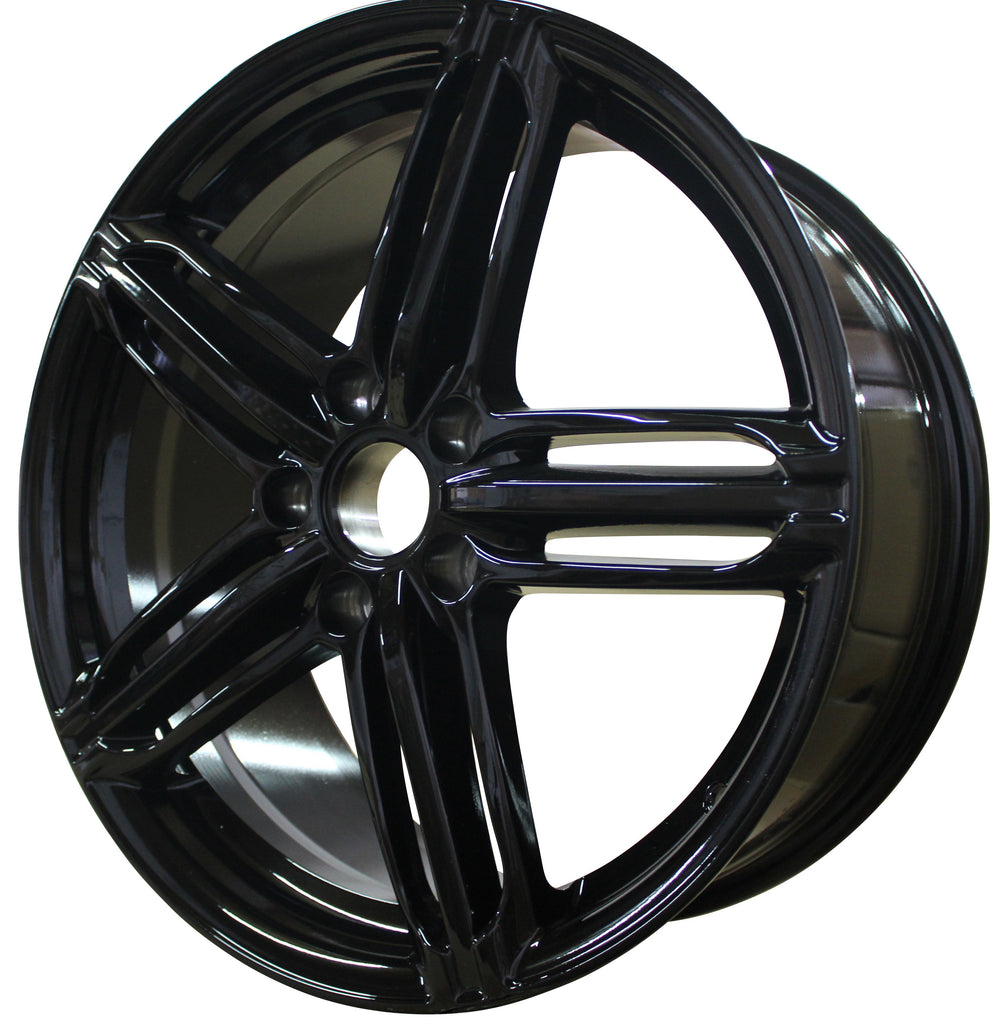 18 Inch Audi Rims A3 A4 A5 A6 A7 A8 S3 S4 S5 S6 S7 S8 RS5 RS6 RS7 Gloss Black Wheels