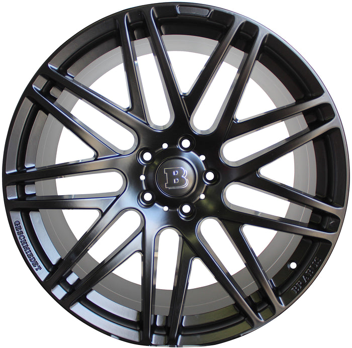 22 Inch Mercedes G Wagon G550 Rims G Class G65 G63 G55 G500 Brabus Style Wheels Matte Black