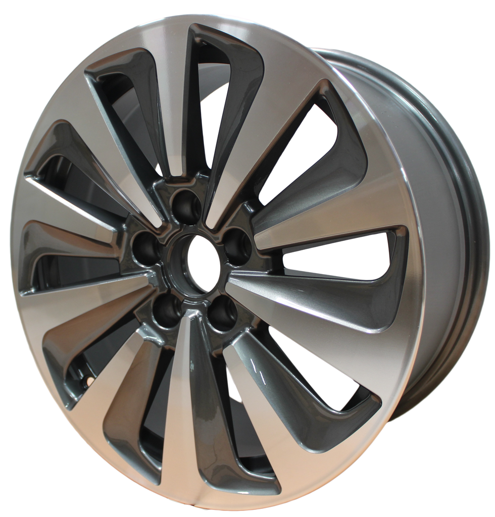 17 Inch Audi Rims A3 A4 S3 S4 Q3 Q5 Gunmetal Machined Wheels