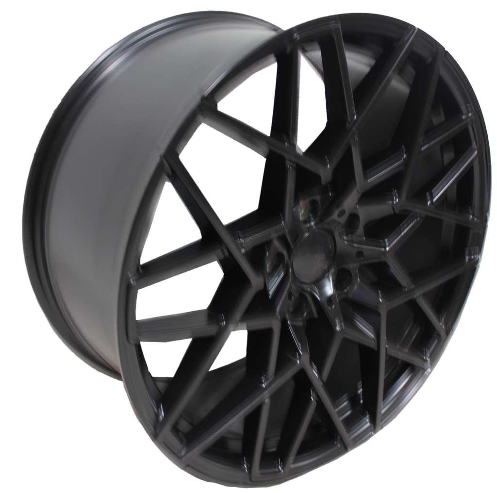 20 Inch Rims M8 Style Fit BMW 6 7 8 Series M Sport Staggered Black Wheels
