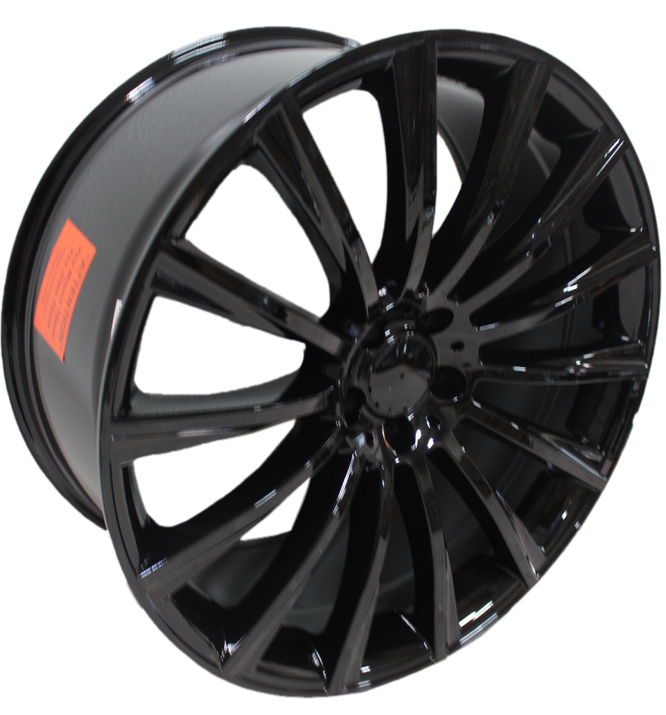 22 Inch Rims Fit Mercedes S600 S500 S550 S63 S400 S450 S350 Rims CL S Class Gloss Black Wheels