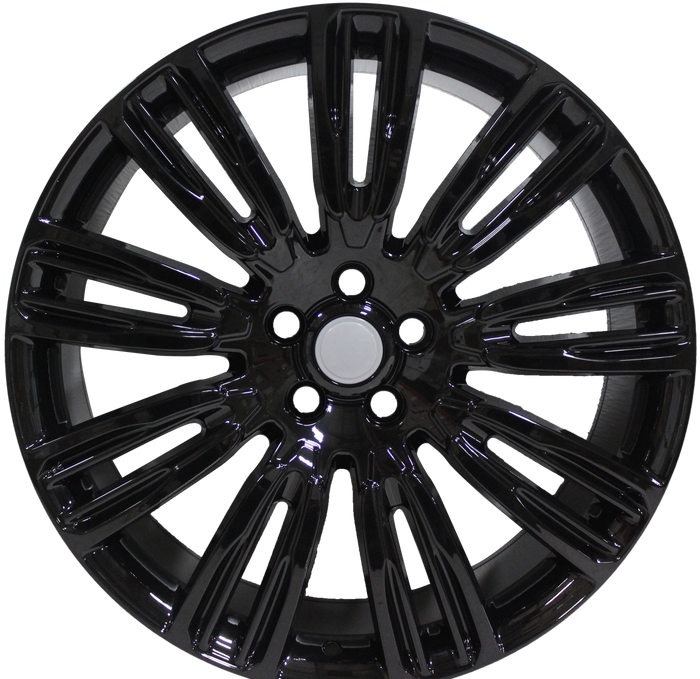 22 Inch WHEELS FITS ALL VELAR EVOQUE FREELANDER HSE GLOSS BLACK RIMS