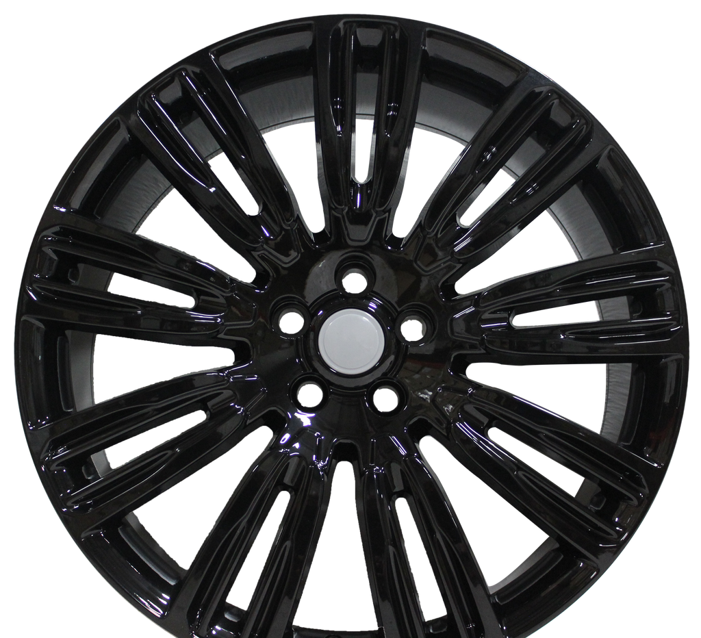 22 Inch WHEELS FITS ALL VELAR EVOQUE FREELANDER HSE GLOSS BLACK RIMS