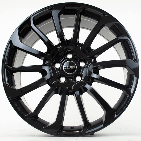 22 Inch Rims Range Rover Autobiography Style Sport LR3 LR4 & HSE Wheels Gloss Black Face