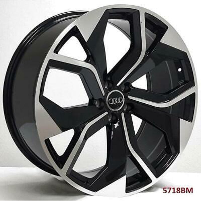 23 INCH WHEELS AUDI Q5 Q7 Q8 S6 S7 S8 A6 A7 A8 S LINE BLACK RIMS