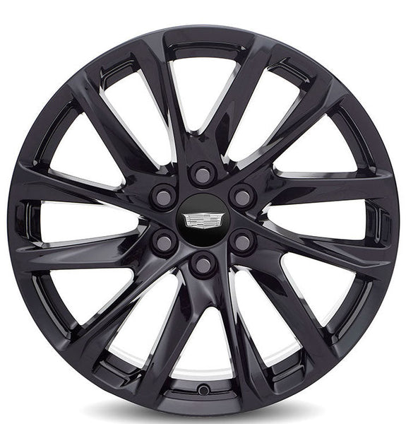 24 INCH ESCALADE RIMS SUV & ESV PLATINUM GLOSS BLACK SIERRA TAHOE YUKON ...