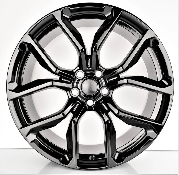 24 Inch Rims fit Range Rover Sport SVR HSE Full Size SVR Style Gloss Black Wheels